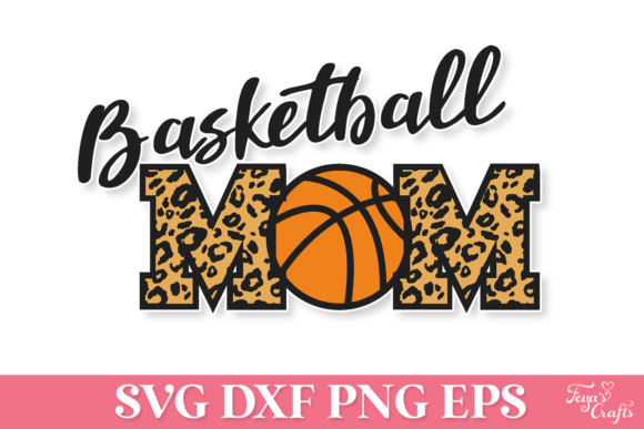 Basketball Mom Leopard Print SVG Graphics and Crafts Review