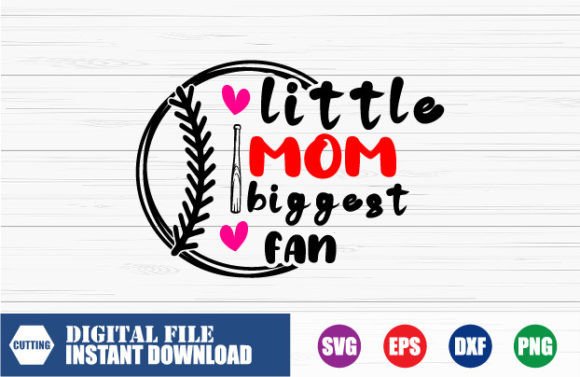 Little Mom Biggest Fan SVG, Baseball SVG Graphics and Crafts Review