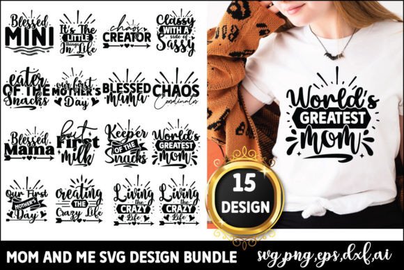 Mom and Me Svg Design Bundle Graphics and Crafts Review