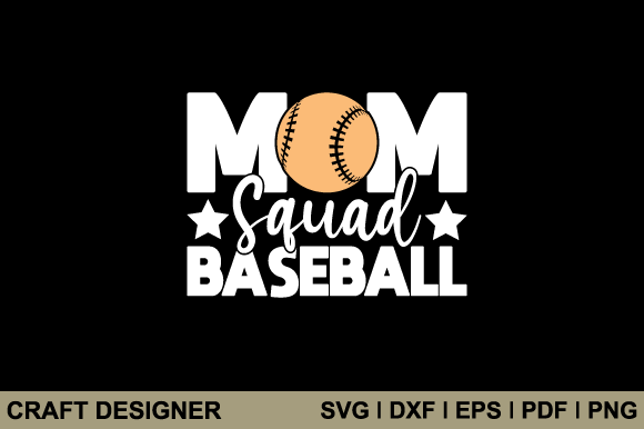 Mom Squad Baseball Svg Printable File Graphics and Crafts Review