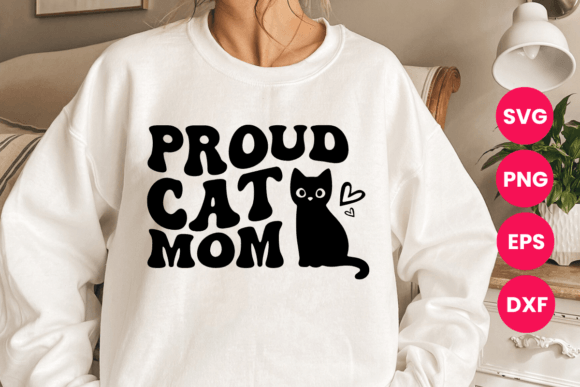 Proud Cat Mom Retro Groovy SVG Graphics and Crafts Review