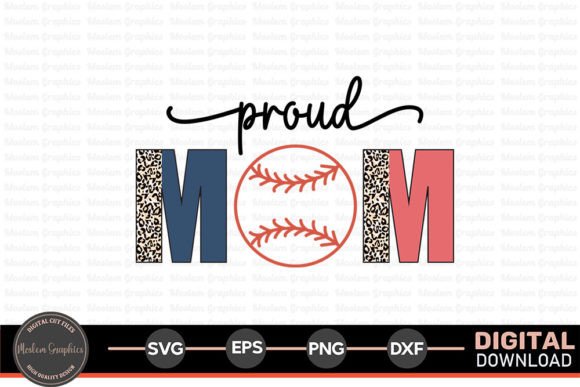 Proud Mom - Baseball Retro SVG Graphics and Crafts Review