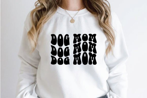 Retro Mother s Day SVG - Dog Mom Graphics and Crafts