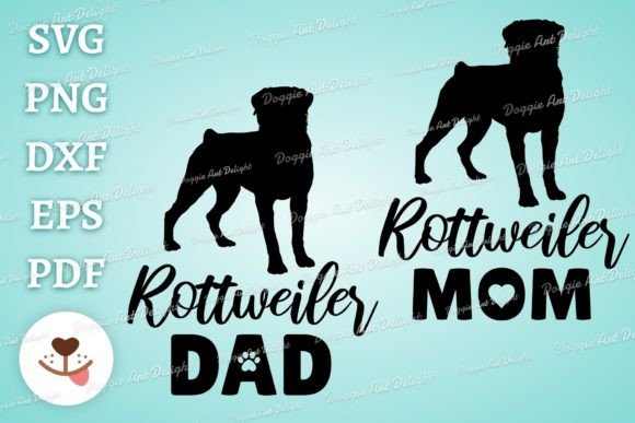 Rottweiler Mom Dad Svg Png Review